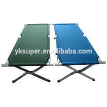 Cama ligera de aluminio plegable para camping